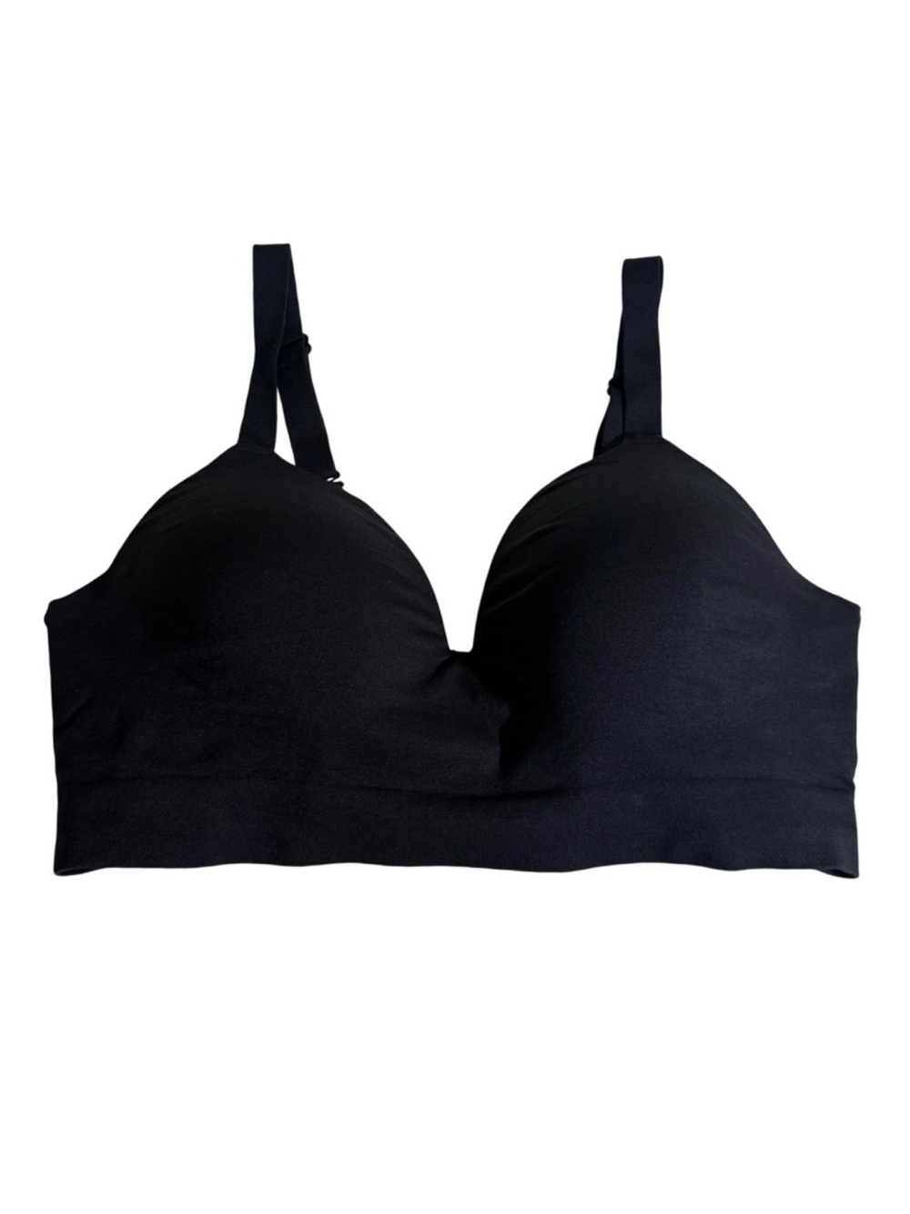 Truekind Black Bra Daily Comfort Wireless Shaper Bra Neutral Seamless True Kind